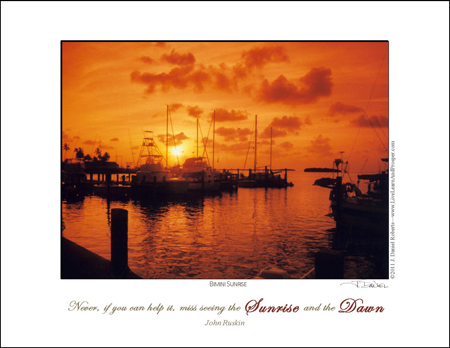 Free Poster - Never miss a sunrise