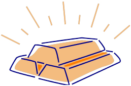 Gold bars copy Gold bars